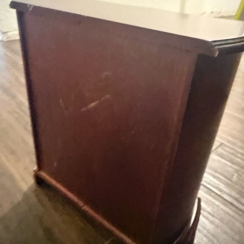 Elegant Brown Jewelry Armoire
